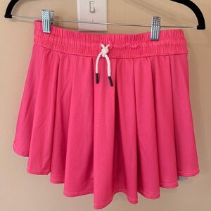 Lucky in Love Pink Athletic Skirt
